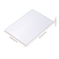 thumbnail image 3 of Abody 2pcs Transparent Cutting Pad Accessory Durable PC Material Plate 3mm Thickness Replacement Pad for Die Cutting & Embossing Machine Arts & Crafts Scrapbooking Cardmaking, 8.7 * 6.1in, 3 of 7
