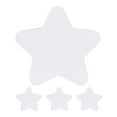 thumbnail image 1 of HOOWIFFY 4Pcs Small White Cotton Painting Canvas Boards Panel for Drawing with Star Pattern Rounded Edges, 1 of 8
