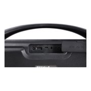 (2) Rockville GO PARTY MAX BASS Portable LED Bluetooth Speakers w/Wireless Link