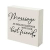 LifeSong Milestones 6x6 Modern Inspirational Shadow Box for Home Decorations - Marriage An Endless Sleepless (White)