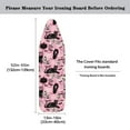 thumbnail image 5 of Kuiaobaty Cat Pumpkin Bat Pink Ironing Board Cover with Elastic Edges, Machine Washable Standard Size Iron Board Cover for Halloween Home Decor, 55" x 16", 5 of 5
