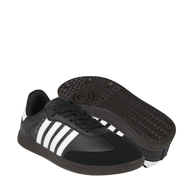 TENIS CASUALES JOVEN PERUGIA 28085 SIMIPIEL NEGRO