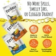 FryAway Pan Fry Cooking Oil Solidifier, Easy Oil Disposal, 4 Packets