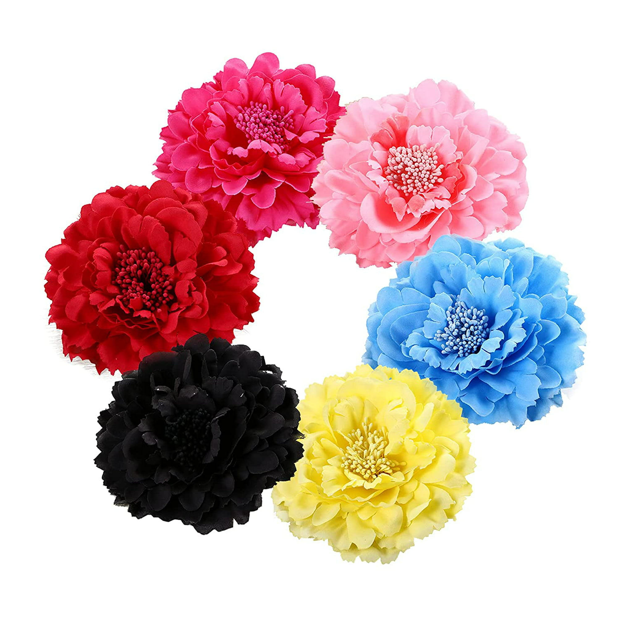 6PCS Hair Flower Clips Pin up Flower Brooch Boutique Hair Accessories  Bohemia Hairpins for Women Girls (Peony Flowers) | Walmart Canada
