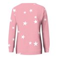 thumbnail image 4 of Abomasnow Women's Plus Size Sweatshirts Casual Long Sleeve Crew Neck Hoodies Cute Star Print Pullover Tops L-5XL, 4 of 5