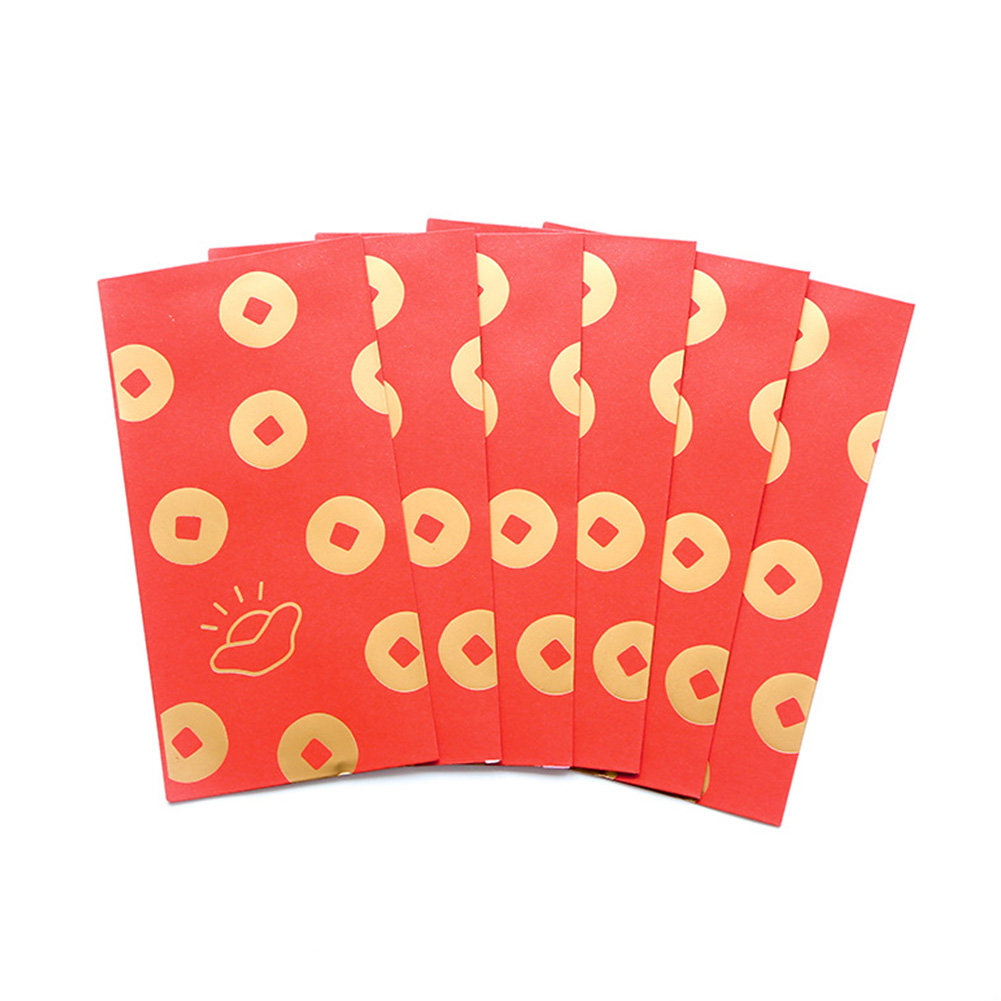 6pcs Red Envelopes Red Packet Hong Bao Lucky Money For New Year Walmart Com Walmart Com