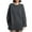 01 Gray, variant on Weiqiqre Fall Sweaters for Women Oversized Crew Neck Long Sleeve Soft Casual Loose Sweater Pullover