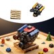 thumbnail image 5 of 1:64 Diorama Miniatura Modelo de Motor Adorno Coche Garaje Modelo Accesorio Juguete para amarillo, 5 of 9