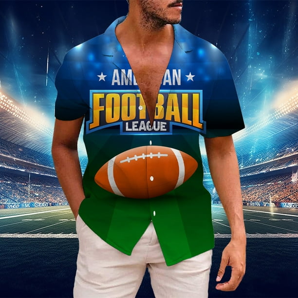 Camisas Para Hombre Manga Larga Negra Camiseta de regalo deportiva para fanaticos del futbol americano para hombre camiseta de Rugby Retro deportiva para jugador de Rugby Vintage Dark Blue XL Bodega