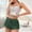Green, variant on BaoFuBaoMei Womens Pajama Sets 2 Piece Plus Size Crew Neck Cami and Shorts Sleepwear Floral Print Soft Comfy Lounge Set