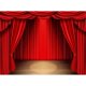 thumbnail image 3 of Telones de fondo para escenario de teatro, cortinas rojas, focos de escenario, suelo de madera rústico, telón de fondo para fotografía, festival, celebración, espectáculo, decoración, pancarta,, 3 of 5