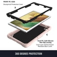 thumbnail image 2 of FJLBDE Case for Samsung Galaxy Tab A7 Lite 2021 8.7 inch SM-T220/T225/T227 with Butterfly Stand, Shockproof Protective Tablet Cover with Shoulder Strap for Kids Girls, Pink, 2 of 7