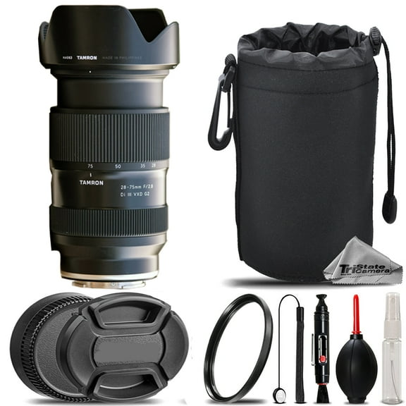 Tamron 28-75mm f/2.8 Di III VXD G2 Lens (Sony E)   UV Filter    Hood   Lens Pouch- Basic Kit