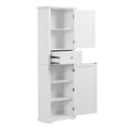 thumbnail image 5 of Tall Bathroom Storage Cabinet, 67.3 inch Freestanding Organizers Cabinet with Drawer and Adjustable Shelf for Bathroom, Living Room, Kitchen, Pantry, White, 5 of 7