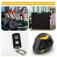 thumbnail image 7 of 1 Set 6D Carbon Fiber Vinyl Wrap 3.94" x 5ft Self-Adhesive Car Sticker Waterproof Wrap Roll for DIY Decor Automotive Exterior Interior Protection with Scraper Tool, White, 7 of 7