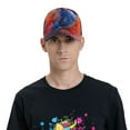 thumbnail image 4 of Fotbe Vibrant Hummingbird Watercolor Art Gorro Clásico de Béisbol, Gorra Ajustable con Broche Snapback, Gorro de Exterior de Algodón Suave, 4 of 6