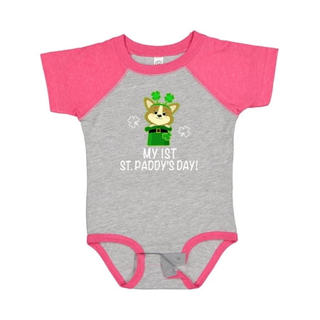 

Inktastic First St Patricks Day Outfit Gift Baby Boy or Baby Girl Bodysuit