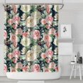 thumbnail image 2 of Waterproof Pioneer Shower Curtain 72x84 Inch Polyester Unique Cute Floral Shower Curtain for Bathroom Hotel Home Decor with 12 Plastic Hooks, 2 of 5