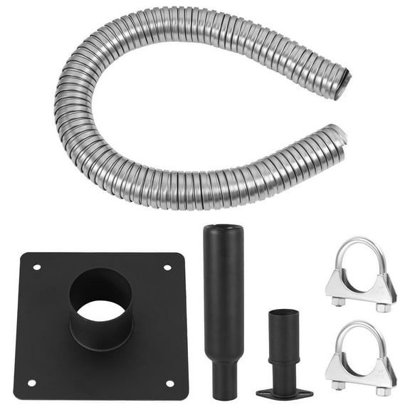 Generator Exhaust Extension Kit, Generator Exhaust Kit with Insulated Through-Wall Mounting Plate for H07552 Wh03242 T07571/3 Eu6500/7000is Muffler