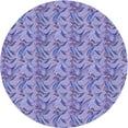 thumbnail image 1 of Ahgly Company Machine Washable Indoor Round Transitional Slate Blue Area Rugs, 8' Round, 1 of 7