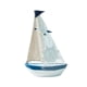 thumbnail image 5 of Barco de vela en miniatura, escritorio de madera, adorno de barco de vela náutico para cocina, sala de estar, decoración, baño, chimenea, 5 of 9