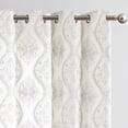 thumbnail image 1 of Cortinas Jinchan Boho de lino para sala de estar, 2 paneles, 244 cm, 1 of 9