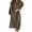 Coffee, variant on ZANZEA Womens Dresses Solid Color Button Up Baggy Long Maxi Dress