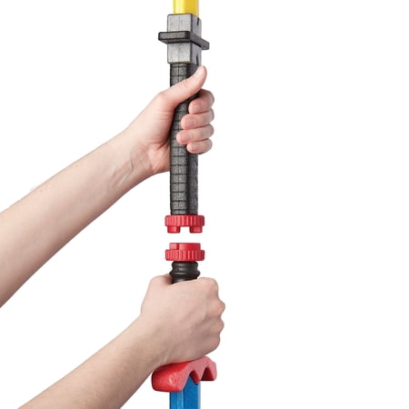 ADVENTURE FORCE LIGHT-UP FOAM SWORD, SOFT FOAM CONSTRUCTION WITH HANDLE CONNECTOR TO COMBINE TWO INTO ONE, LIGHTS UP WITH BATTERIES INCLUDED, AGES 4+