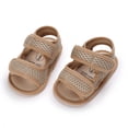 thumbnail image 3 of Newborn Infant Baby Boys Girls Sandals Soft Sole Kids Non Slip Shoes Beach Shoes First Walkers 0-18M, 3 of 8