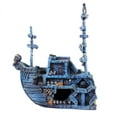 thumbnail image 6 of Penn-Plax Pirate Treasure Ship Bow Aquarium Decoration - Blue Resin, 6 of 9