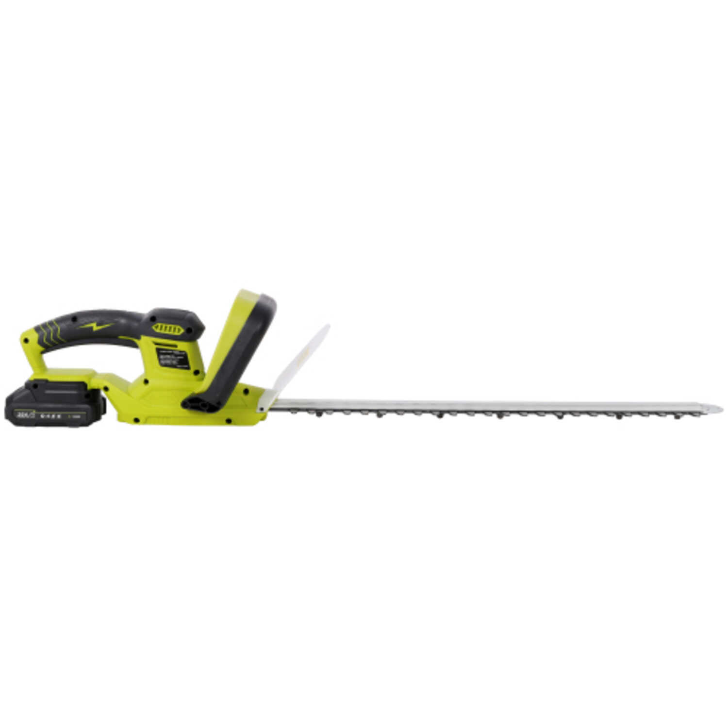 21V DC Hedge Trimmer 21inch Steel Blade Brush Motor With Battery & Charger For Lawns Bushes Garden Landscaping