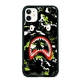 thumbnail image 1 of Case for iPhone 11,Green Bape Pattern TPU Bumper Anti-Slip Case, 1 of 5