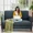 Blue, variant on Welzona 51" Teddy Fabric Loveseat Sofa, Small 2-Seater Couch for Small Spaces, Tool-Free Assembly, Coffee