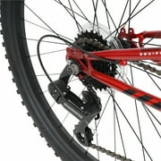 Hyper Bicycles 24 Shocker Mountain Bike, Adult Ages 13+, Black/Red
