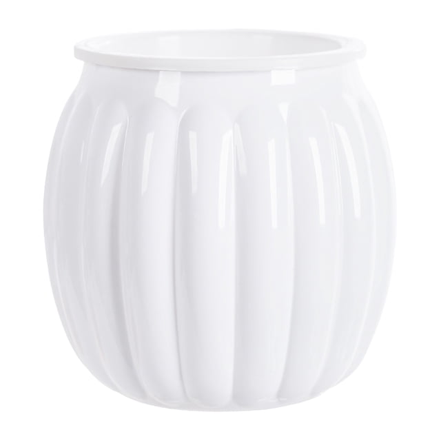 Hioecau Plastic Flowerpot Self-Watering Planter Weather-Resistant UV Protection Automatic Watering System Plant Pot