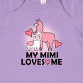 thumbnail image 4 of Inktastic My Mimi Loves Me Llama Girls Baby Bodysuit, 4 of 5