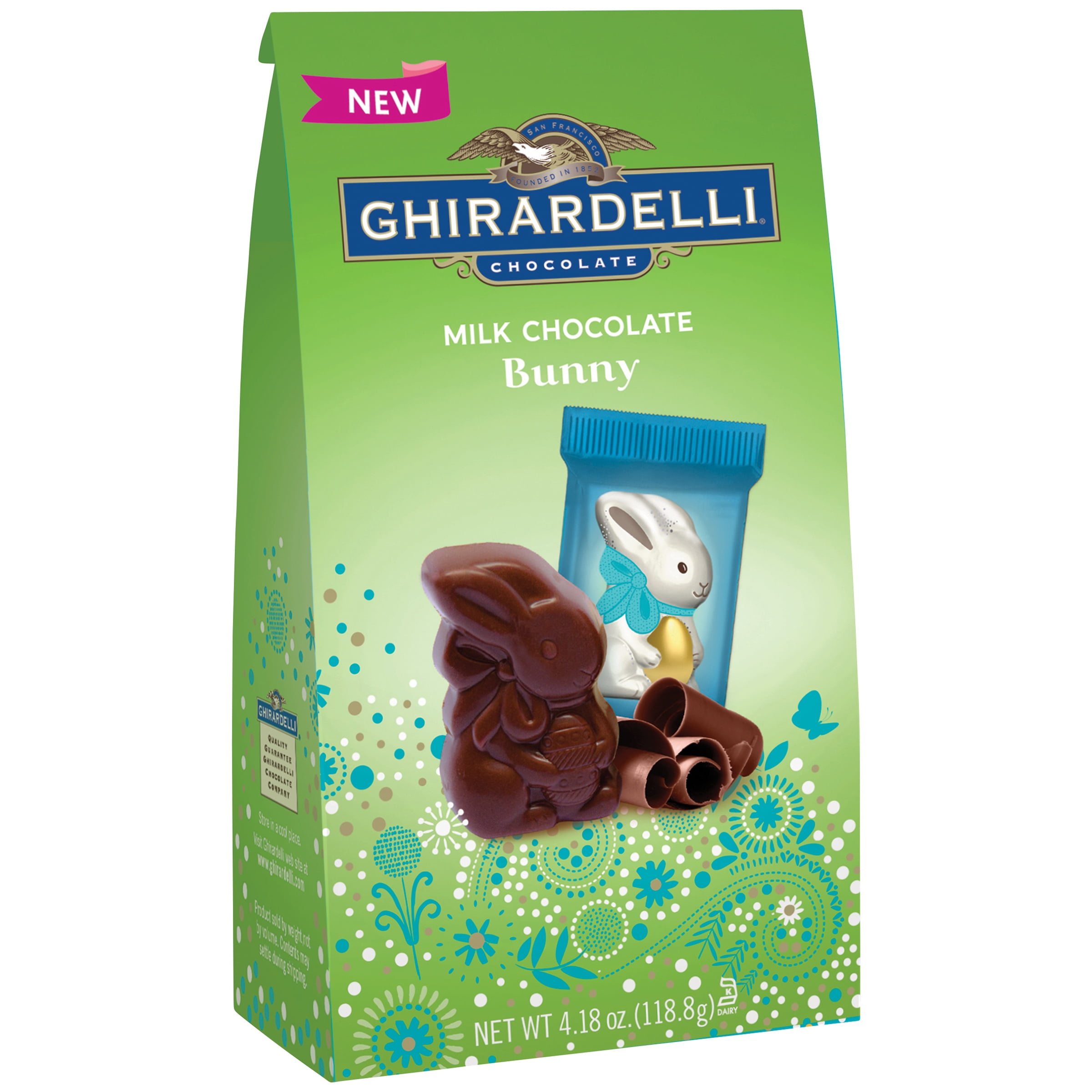Ghirardelli Chocolate Milk Chocolate Bunny, 4.18 Oz.