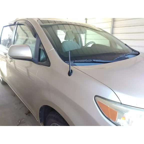 6 3/4" inch Short Black Antenna Mast Power Rod Radio AM/FM for TOYOTA SIENNA 1998-2016 Brand New