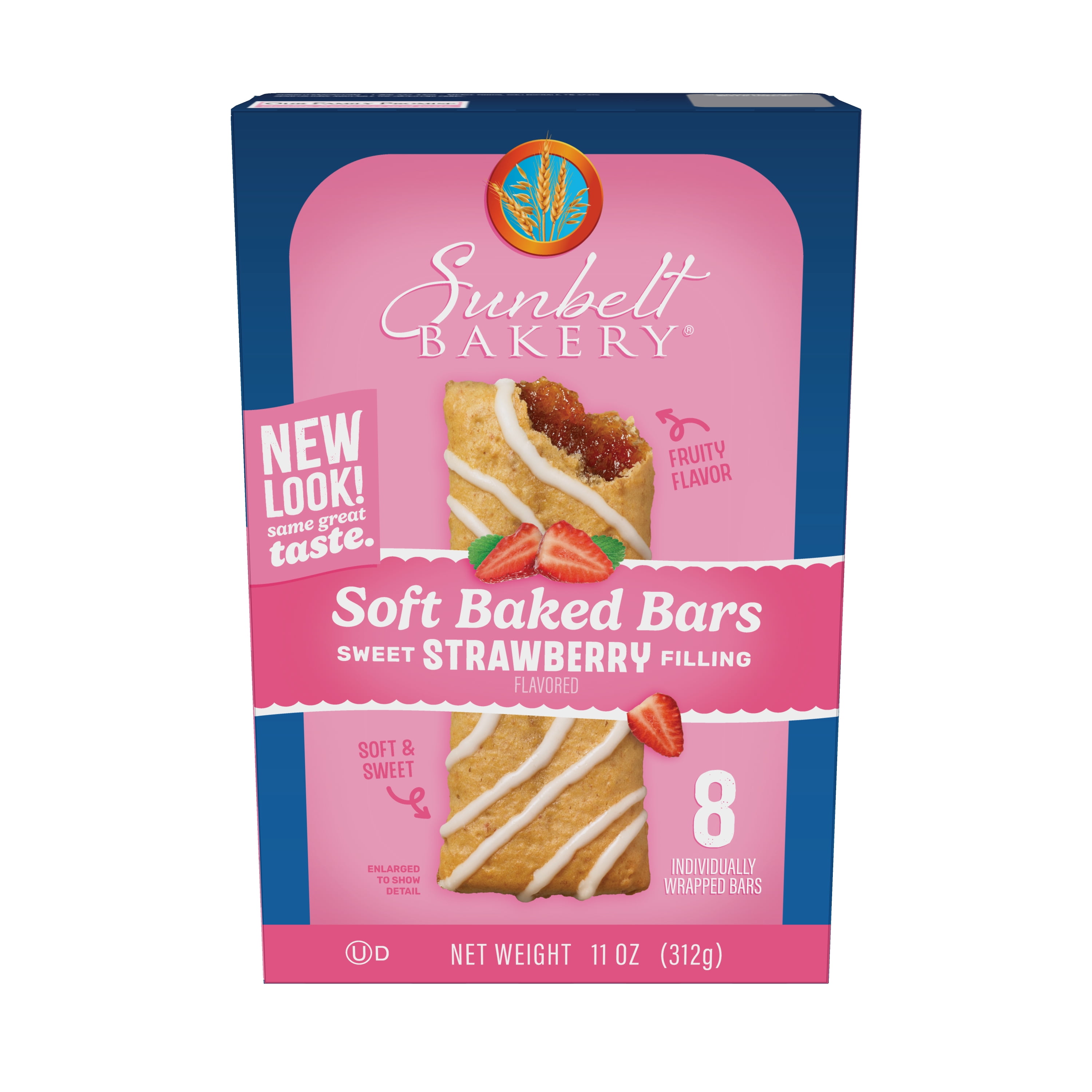 (4 pack) Sunbelt Bakery Strawberry Fruit & Grain Bars - 8ct