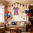 thumbnail image 5 of Patriotic American Flag Star & Stripe Bows,5th of July Red White Blue Bows for Independence Day Front Door,Wall,Wreaths,Gift Boxes,Holiday Party Decor, 5 of 6