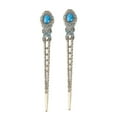 thumbnail image 1 of 2 uds. Palillos para el cabello Vintage, palillos para el cabello tradicionales con diamantes de imitación, joyería para el cabello, moño, accesorio para el cabello elegante para niñas y mujeres ER, 1 of 5