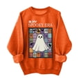 thumbnail image 2 of Inverlee Halloween Sweatshirts for Women Plus Size Pumpkin Ghost Print T-shirt Work Crewneck Sweatshirt Long Sleeve Dressy Casual Pullover Tops Halloween Costumes, 2 of 4