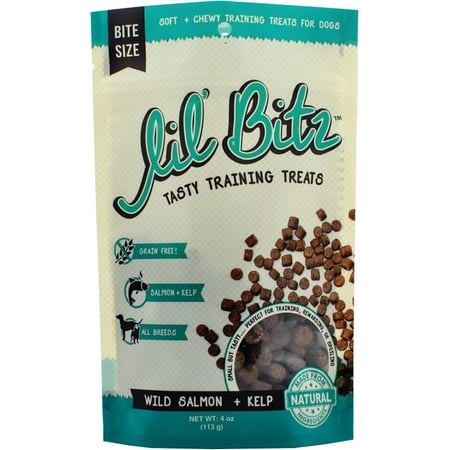 UPC: 0814087007391 | Lil  Bitz Wild Salmon + Kelp Training Treats (4 oz)