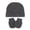 A, variant on Baby Boys Hat and Mitten Set Knot Toddler Beanie Gloves Set for Girls Hat Winter Caps Baby Gloves 0-6 Months Winter Beanie Caps(A,0-6Months)