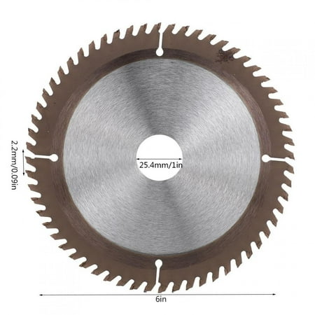 

Domqga Woodworking Saw Cutter Saw Woodworking Saw Blade High Speed Steel 6in Circular Saw Cutter For Multiple Purpose