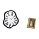 thumbnail image 5 of Reloj de pared,Reloj de pared interior nórdico con números romanos,Relojes distorsionados Reloj electrónico de lujo moderno,Marco de fotos,Soporte de resina para marco de fotos,colgador para, 5 of 8