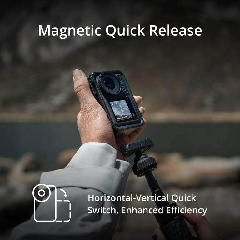DJI Osmo Action 4 Standard Combo, Waterproof Action Camera 4K with 1/1.3 DJI Osmo Action 4 Standard Combo, Waterproof Action Camera 4K with 1/1.3