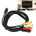 thumbnail image 1 of Cable Femenino de 5 Pines de Din A 4, 4,9 Pies PVC Professional Din 5 Pin A Conquitir El Cable de Conversión y Reproducir para DVD para Reproductor de CD, 1 of 7