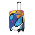 thumbnail image 2 of Haiem Abstract Color Splash Luggage Cover Printed Suitcase Covers for Luggage Elastic Washable Suitcase Protector Fits 18-32 Inch Luggage-X-Large, 2 of 8