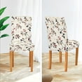 thumbnail image 3 of Yayeee 2 Pack Dining Chair Covers Stretch Parson Chairs Slipcovers Seat Protector, Floral Plaid, 3 of 6